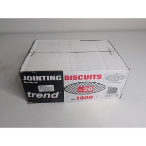 Trend 1000Pcs Certified Beechwood No. 20 Jointing Biscuits for Woodworking New